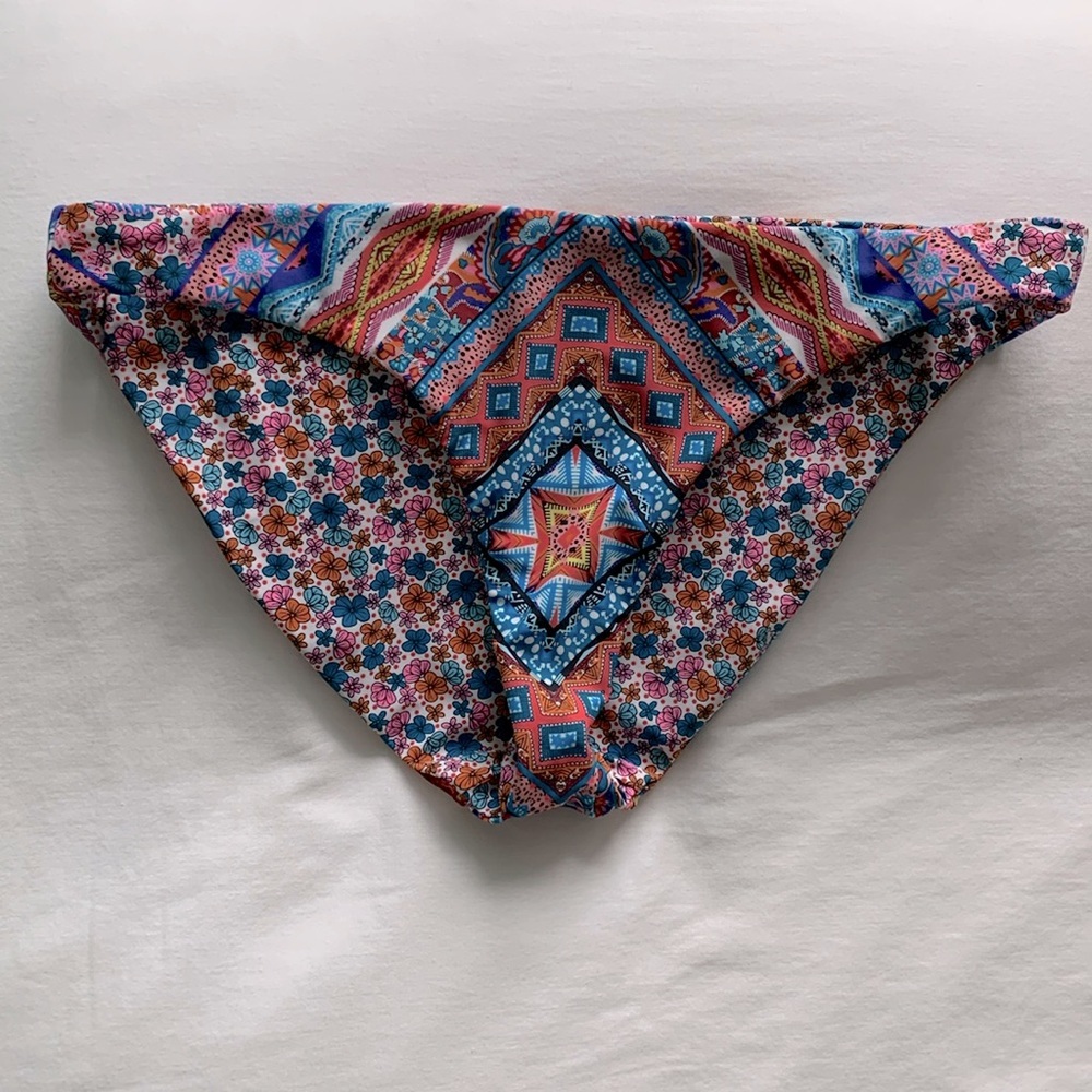 Red Carter Reversible Swimsuit Bottoms